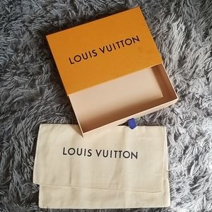 Empty LV box and dust bag